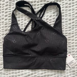 Lululemon Free To Be Serene Cross-Front Long-line Bra, size 6